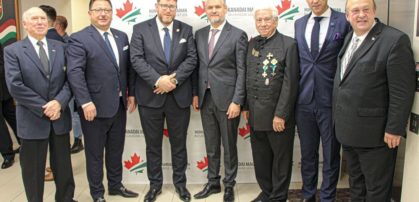 A Kanadai Magyar Vállalkozók Szövetségének gálavacsorája a Kanadai Magyar Kultúrközpontban